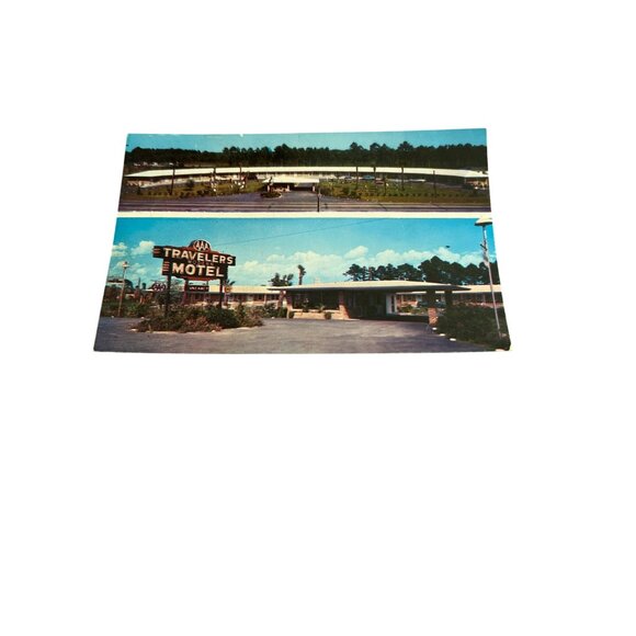 Vintage AAA Travelers Modern Motel Postcard Savannah GA Helen OBrien 70s Unused - Picture 1 of 5